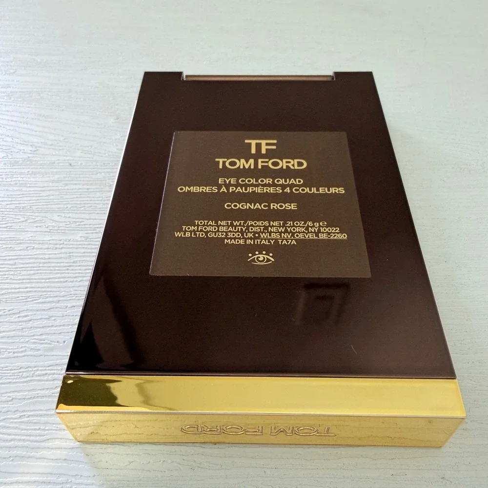 Tom‎ Ford Eye Color Quad Cognac Rose Eyeshadow Palette*NEW Case Has Light Scuffs
